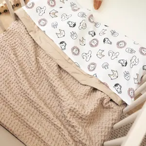 Waffle Cotton Baby Blanket Meyco Baby image-3