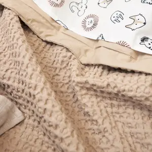Waffle Cotton Baby Blanket Meyco Baby image-4