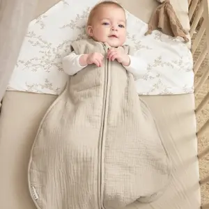 Pre-washed Muslin Double Layer Baby Sleeping Bag Meyco Baby image-2