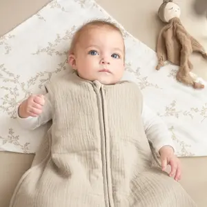 Pre-washed Muslin Double Layer Baby Sleeping Bag Meyco Baby image-3
