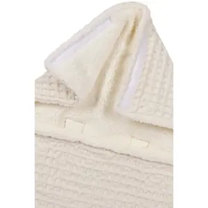 Chancelière til barnevogn i prikket teddy stof baby Meyco Baby 40x82 cm image-4