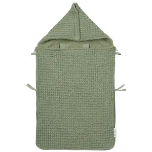 Chancelière til barnevogn i prikket teddy stof baby Meyco Baby 40x82 cm
