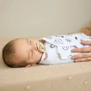 Double Layer Swaddle Blanket for Baby Meyco Baby image-3