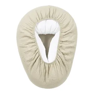Prewashed Muslin Nursing Pillow Cover Baby Meyco Baby image-2
