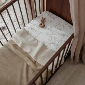 Printed Fitted Sheet for Baby Mattress Meyco Baby 50x90 cm image-1