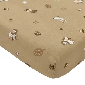 Tryckta madrasskydd för baby Meyco Baby 75x95 cm image-1