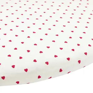 Printed Round Mattress Fitted Sheet for Baby Meyco Baby 90/95 cm image-1