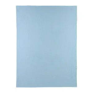Pre-washed Muslin Fitted Sheet Baby Meyco Baby 75x100 cm image-1