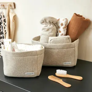Baby Knitted Hot Water Bottle Cover Meyco Baby Basic image-2