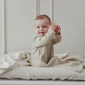 Saco de dormir de lana merino bebé Meyco Baby image-3