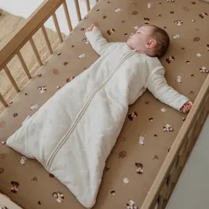 Saco de dormir con mangas desmontables bebé Meyco Baby Clouds image-4