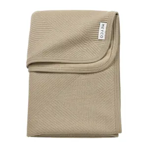 Baby Knitted Jacquard Flannel Blanket Meyco Baby image-0