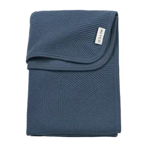 Couverture en flanelle jacquard tricotée bébé Meyco Baby image-0