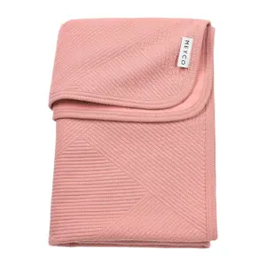 Couverture en flanelle jacquard tricotée bébé Meyco Baby image-0