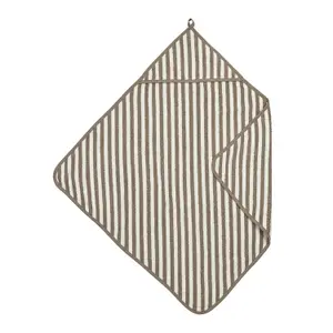 Baby bath cape Meyco Baby Fat Stripe image-0