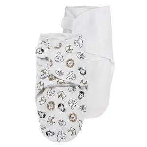 Couverture d'emmaillotage pour bébé Meyco Baby (x2) image-0