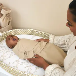 Baby Swaddling Blanket Meyco Baby (x2) image-2
