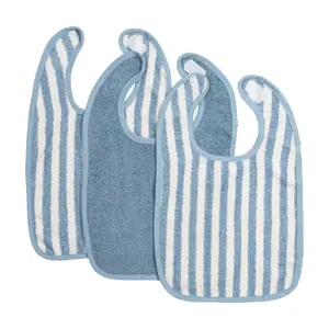 Baby Velcro Jacquard Bib Meyco Baby (x3) image-0