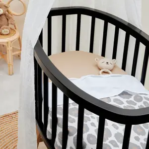 Lace Fitted Sheet Baby Meyco Baby 100x150 cm image-3