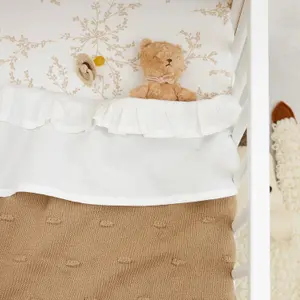 Cot Sheet Baby Meyco Baby Ruffle 75x100 cm image-3