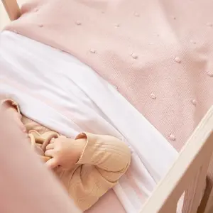 Baby Piped Fitted Sheet Meyco Baby 75x100 cm image-3