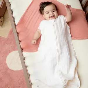Pre-washed Muslin Sleeping Bag Baby Meyco Baby image-1
