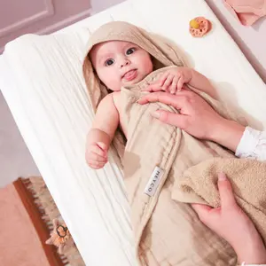 Pre-washed Muslin Changing Mat Cover Baby Meyco Baby image-3