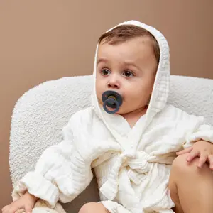 Pre-washed Muslin Baby Robe Meyco Baby image-4