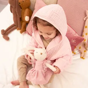 Pre-washed Muslin Baby Robe Meyco Baby image-3