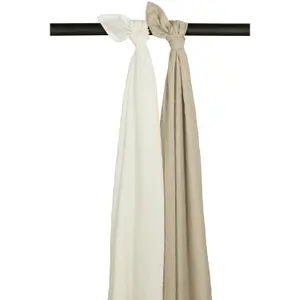Pre-Washed Muslin Wrap Baby Meyco Baby (x2) image-0
