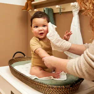 Pre-Washed Muslin Wrap Baby Meyco Baby (x3) image-1