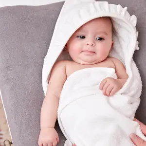 Baby bath cape Meyco Baby Ruffle image-1