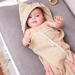 Baby bath cape Meyco Baby Ruffle image-1