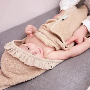 Baby bath cape Meyco Baby Ruffle image-2