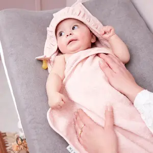 Baby bath cape Meyco Baby Ruffle image-1