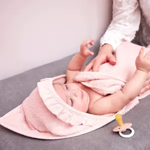 Baby bath cape Meyco Baby Ruffle image-3