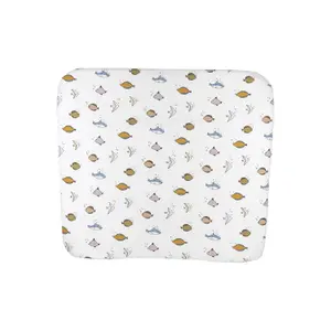 Cot Bed Mattress Cover in Interlock Jersey Baby Meyco Baby image-0