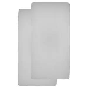 Fitted Sheet for Baby Mattress in Jersey Meyco Baby 60x120 cm (x2) image-0