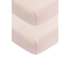 Drap housse pour matelas en jersey bébé Meyco Baby 60x120 cm (x2) image-1