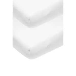 Sábana ajustable para cuna bebé Meyco Baby Molton 40x80/90 cm (x2) image-1
