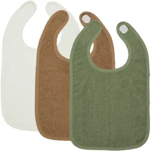 Baby Velcro Bib Meyco Baby (x3) image-0