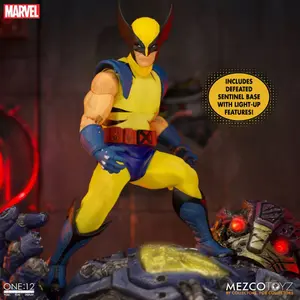 Figurine Mezco Toyz Marvel Universe 1/12 Wolverine Deluxe Steel Box Edition image-0