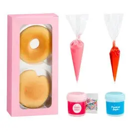 Collectible figurine Mga Slime Life DIY Pink Icing Round & Jelly Filled Donut image-5