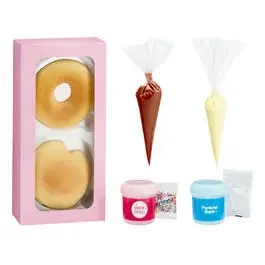 Collectible figurine Mga Slime Life DIY Choco Icing Round & Cream Filled Donut image-2