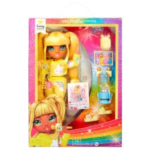 Dukke Mga Rainbow High pyjama party Sunny image-2