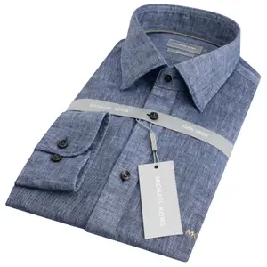 Camicia Michael Kors Linen Slim Fit image-1