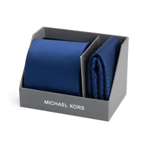 Tie Michael Kors Sapphire Solid 2 Gift Box image-2