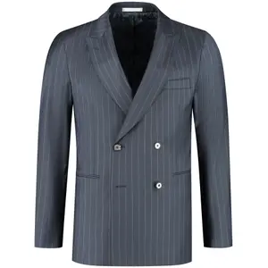 Blazer Michael Kors Stripe Tech Wool DB image-0