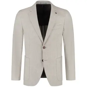 Blazer Michael Kors Linen Blend Check image-0