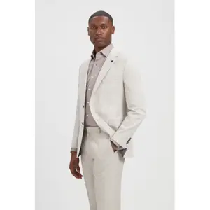 Blazer Michael Kors Linen Blend Check image-1